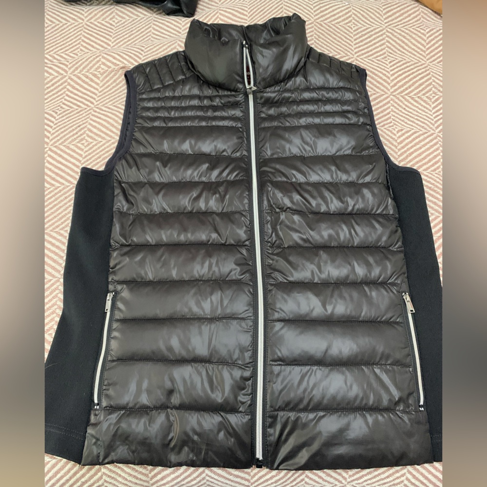 Ci Sono Women’s black Puffer Vest, XL, cabincore, Gorpcore, casual